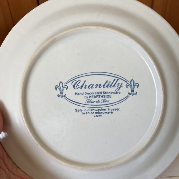 Vintage Hearthside Chantilly Fleur de Bois Salad/Dessert Plates, Set of 4 - Picture 7 of 9